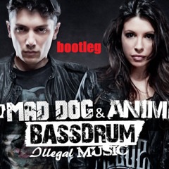 DJ Mad Dog & AniMe - Bassdrum Illegal music (M-Bass Booteg)