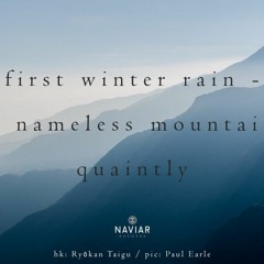 First Winter Rain  (Naviarhaiku 406)