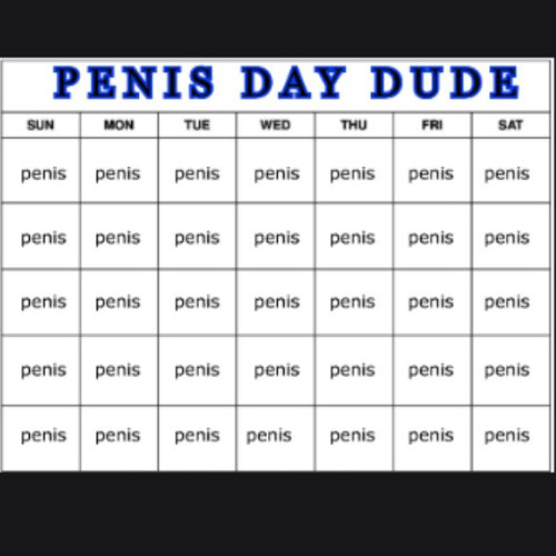 Penis Day Dude