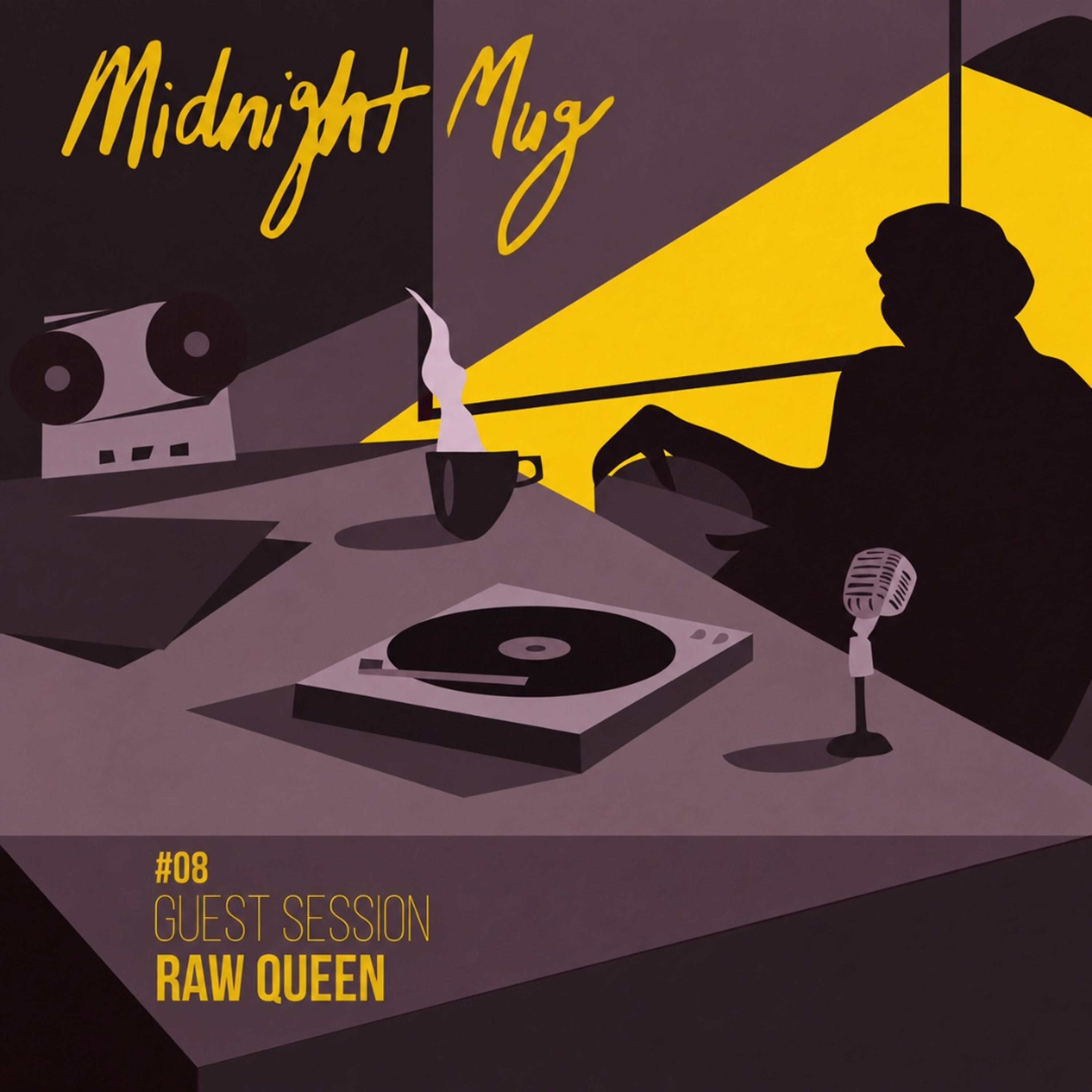 Midnigh Mug #08 with Raw Queen episode artwork