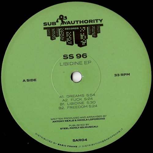 SAR04 / SS 96 - Libidine EP