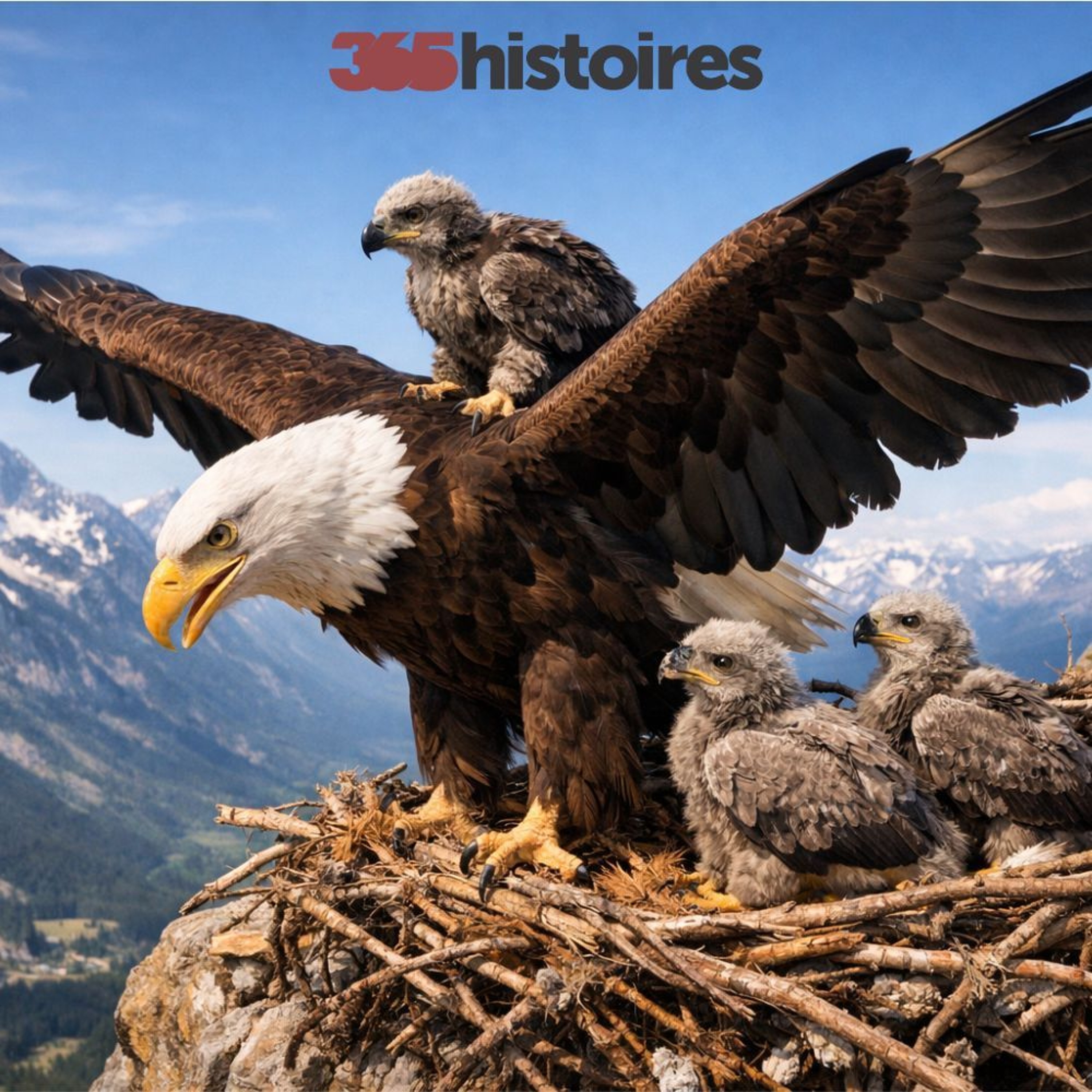 386 Les aiglons apprennent à voler !