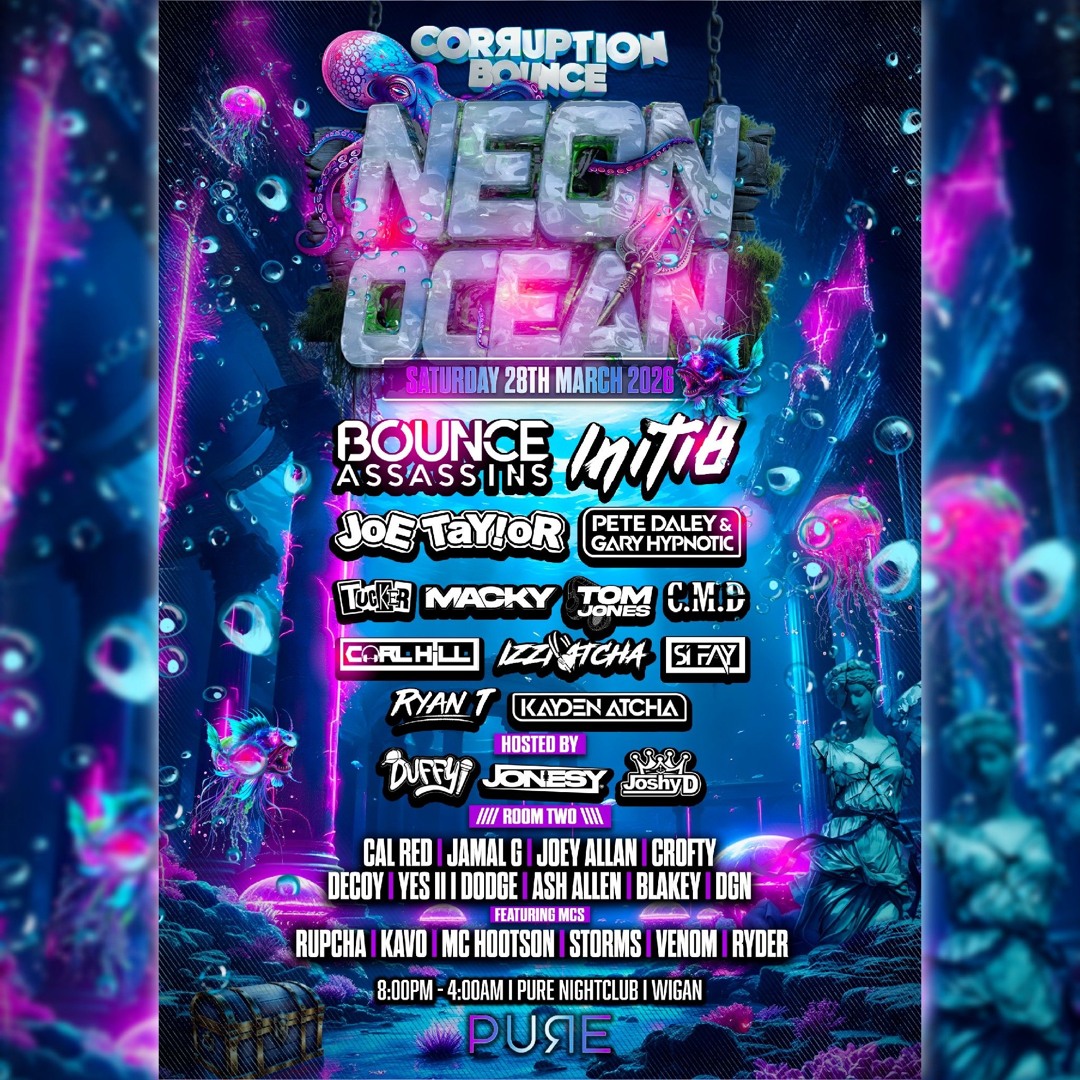 Stream Dj Cal Red Corruption Bounce Neon Ocean - 28th March 2026