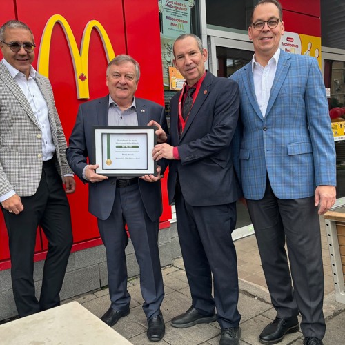 Pierre Brunet, popular McDonald's franchise has warm feelings for CSL