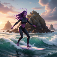 Surfer Chick From Outer Space