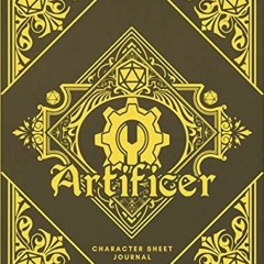 PDF Artificer Character Sheet Journal: DnD Notebook With 50 Character Pages and