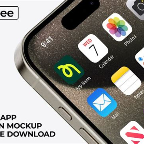 Iphone 13 Pro Max Mobile App Mockup Free Kostenlos Downloaden