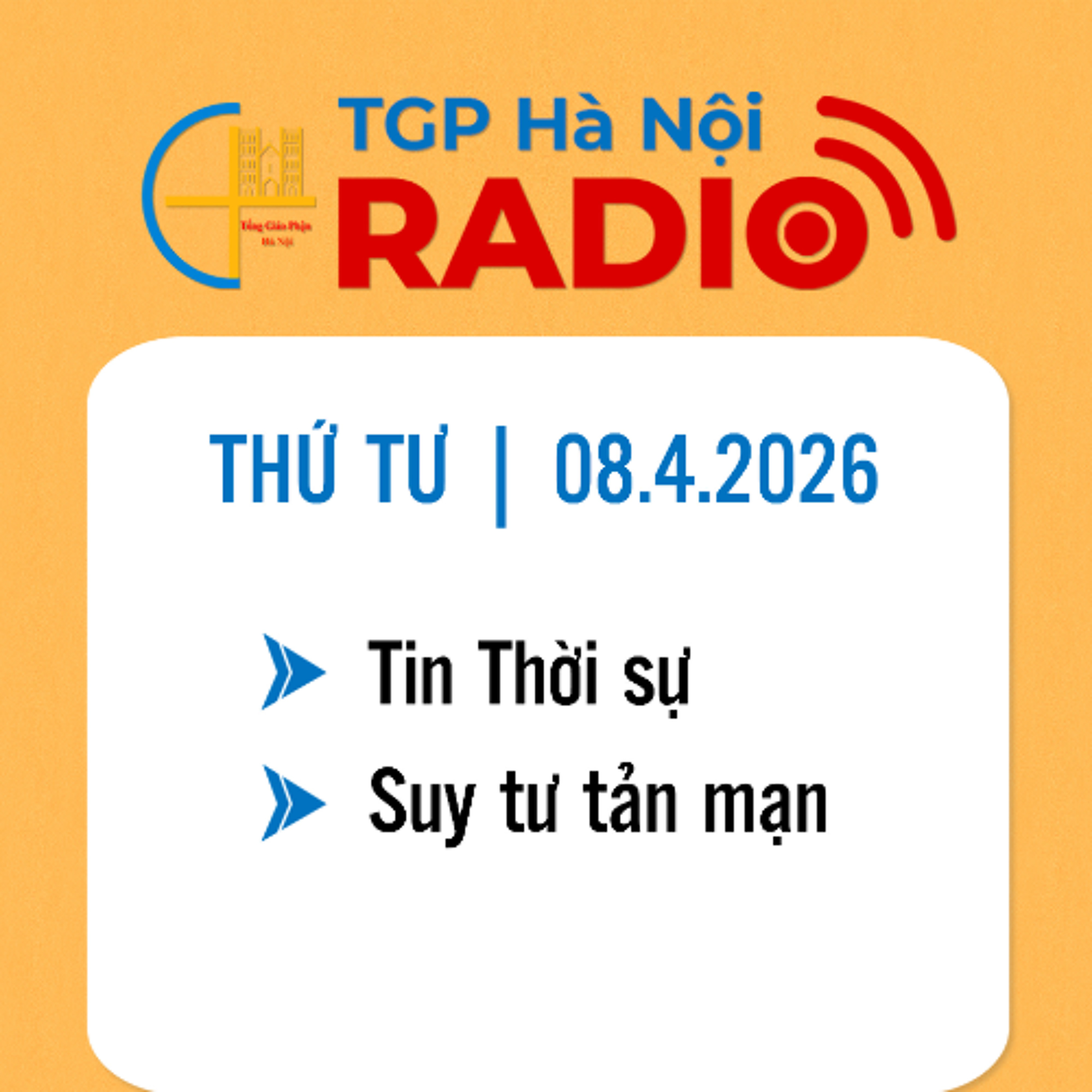 Thứ Tư ngày 08/4/2026