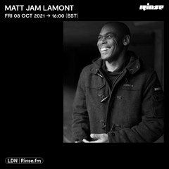 Matt Jam Lamont   - 08 October 2021
