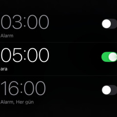 gece 5 te