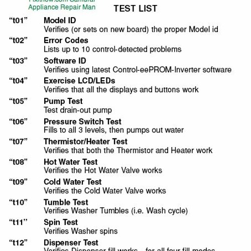 Stream How To Put Ge Top Load Washer In Diagnostic Mode by Josh