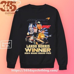 Lando Norris Winner 2024 Miami Grand Prix Champion shirt