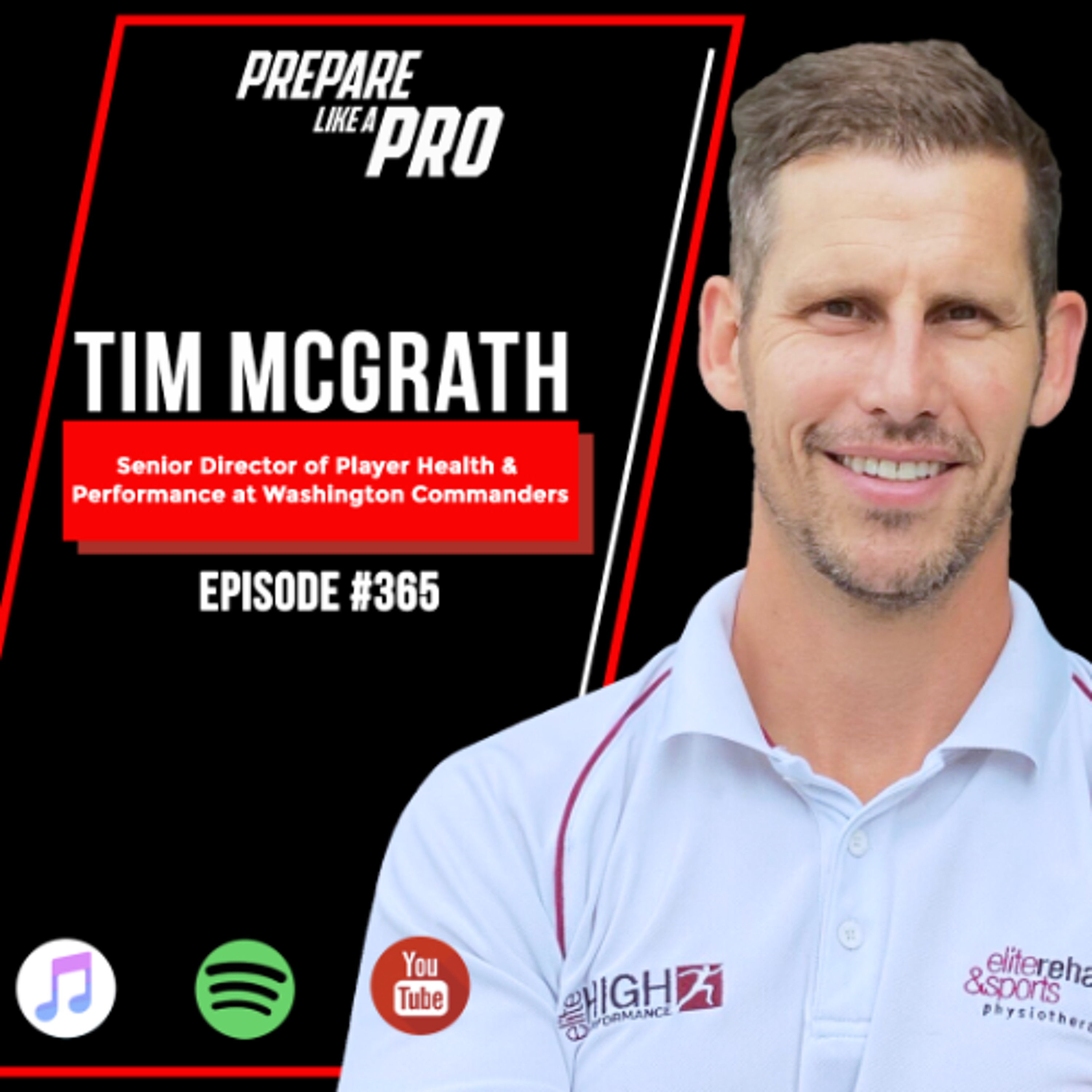#365 - Tim McGrath 2.0 - Shaping Player Health Strategy in the NFL