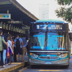 Instrucciones para esperar el colectivo