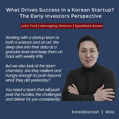 What Drives Success in a Korean Startup? The Early Investors Perspective
