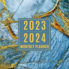 🍚read (PDF) 2023-2024 Monthly Planner Large 24 Months Agenda for Work & Personal U 🍚