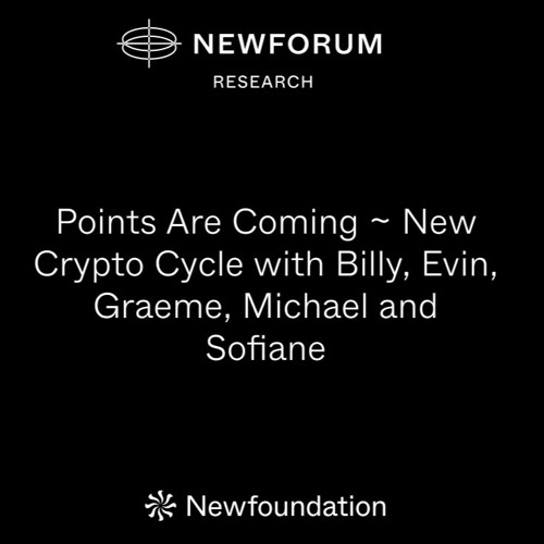 Points Are Coming ~ New Crypto Cycle