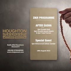 Zikr Programme - 18th Aug 2022