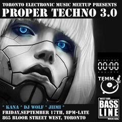 Kana - Proper Techno 3.0 Promo Mix
