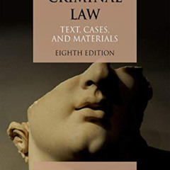 [Get] PDF 📫 Criminal Law: Text, Cases, and Materials by  Jonathan Herring [EPUB KIND