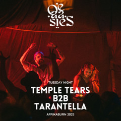 Temple Tears B2b Tarantella - OE-AA-SIES - Tuesday Night @ Afrikaburn 2025