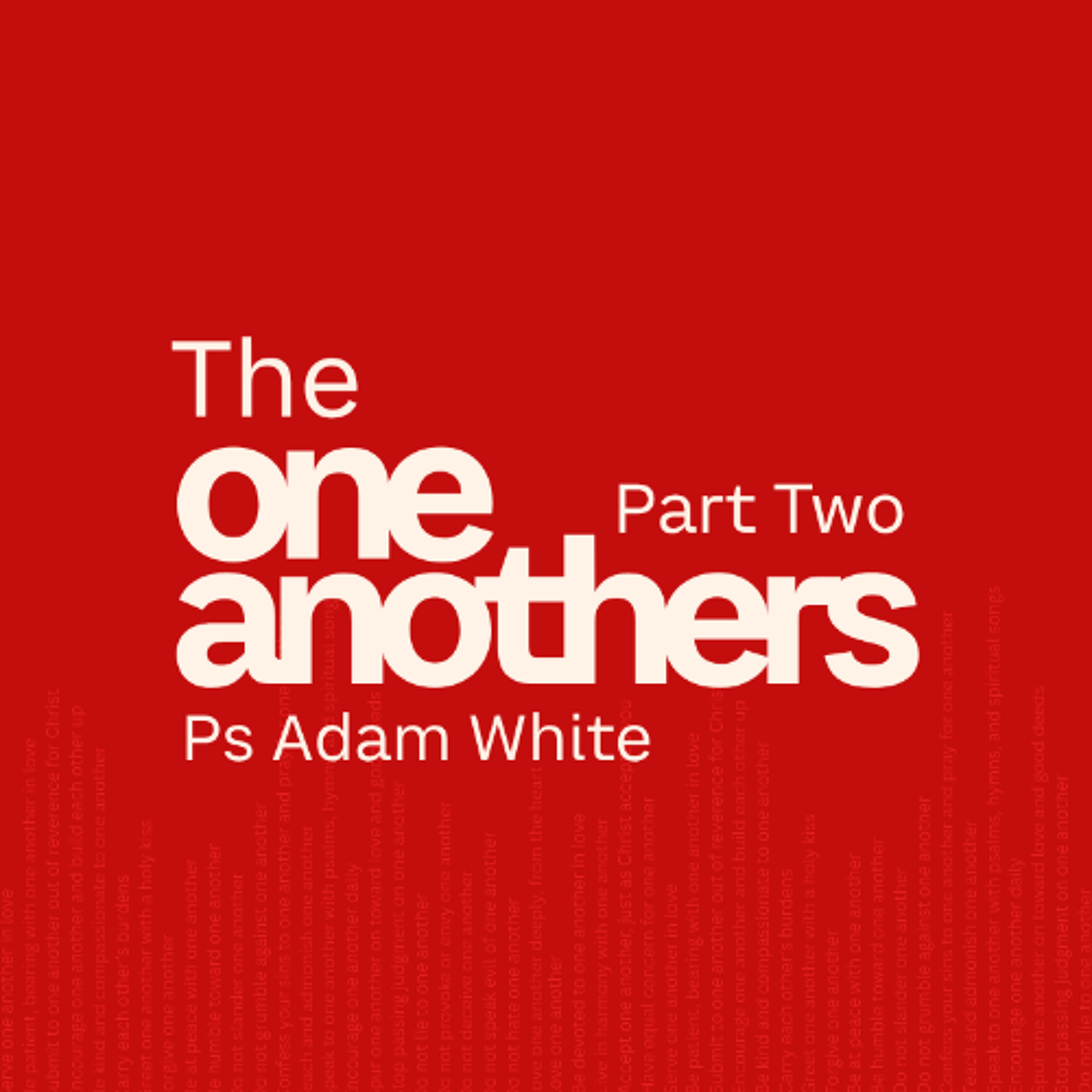 The One Anothers: Part Two