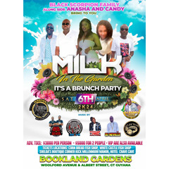 MILK IN THE GARDENS 6TH APRIL BOOKLAND GARDENS BY BOBBY KUSH & JEROME CD