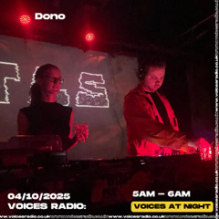 Dono (Recorded Live at Revolver) on Voices Radio - 04 October 2025