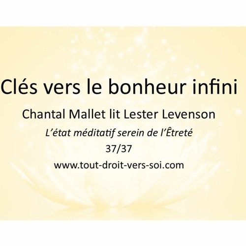 L'état méditatif serein de l'Êtreté