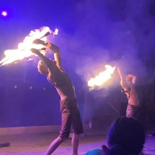 Promethean fire performance, Shambhala 2023