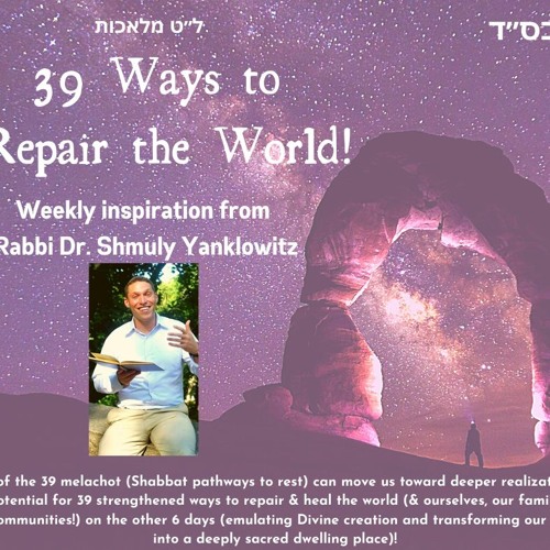39 Ways to Repair the World - Class 39: Hotza'ah with Rabbi Dr. Shmuly Yanklowitz