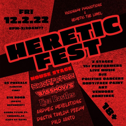 HERETIC FEST- Thermal, CA 12/2/22