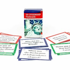Ebook Dowload US Citizenship Flash Cards 2022 and 2023: USCIS Naturalization