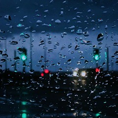 Raining, In my car.