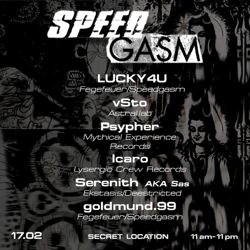 17.02.2024 @ Speedgasm - GET PSYTRANCED 2.1