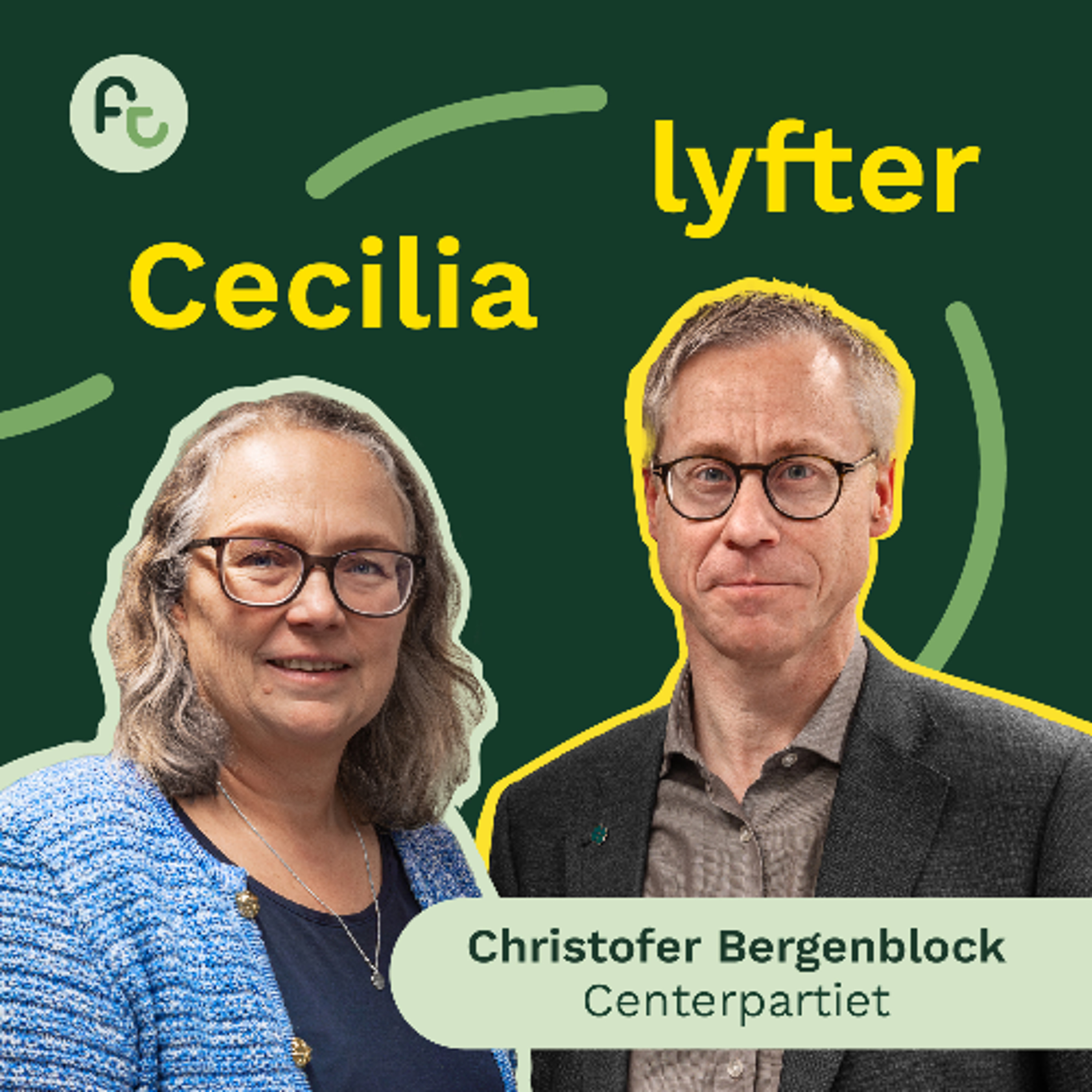 Avsnitt 6. Cecilia lyfter – TEMA POLITIK – Christofer Bergenblock, Centerpartiet episode artwork