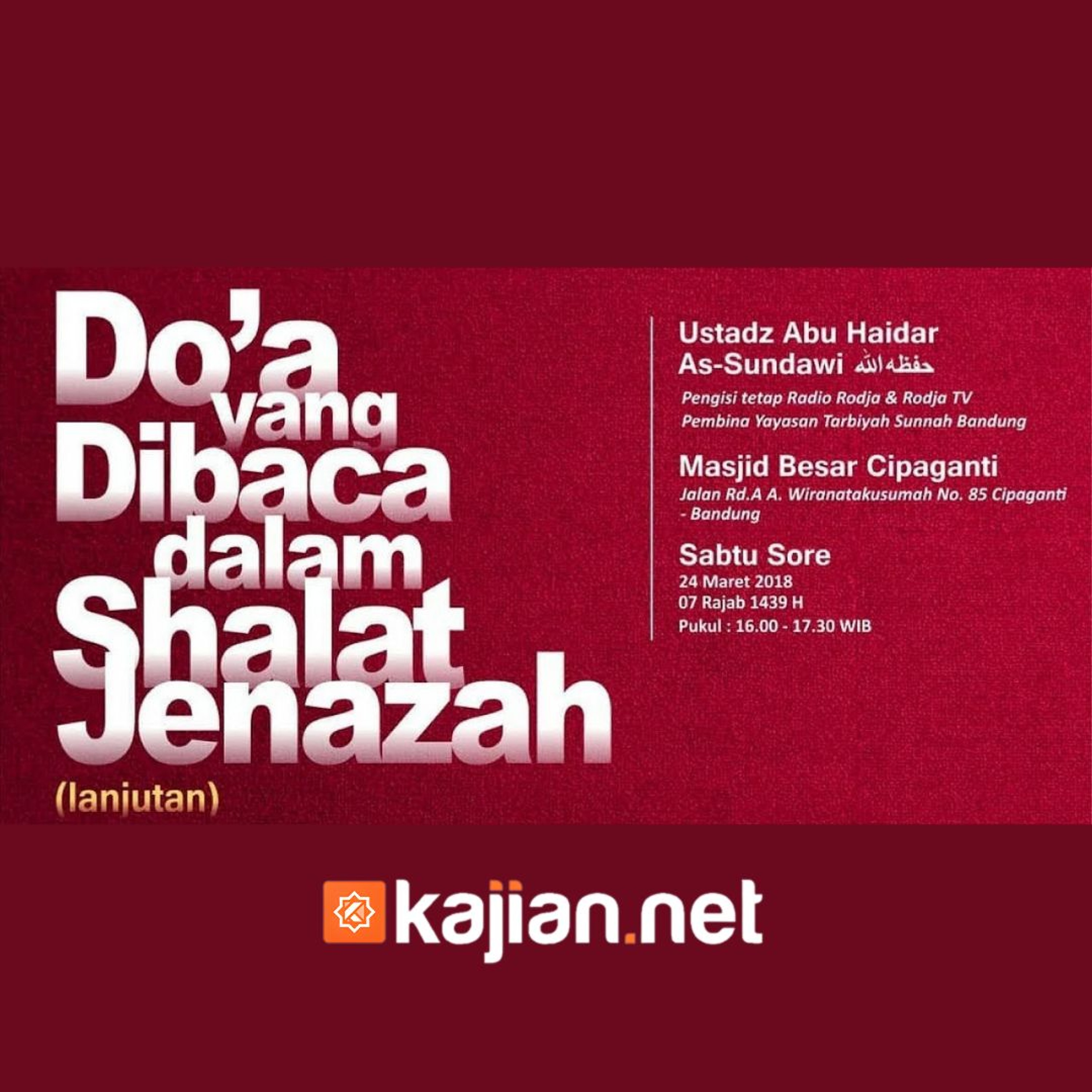 76. Kitab Jenazah_ Doa Shalat Jenazah #5 (Bulughul Maram) episode artwork