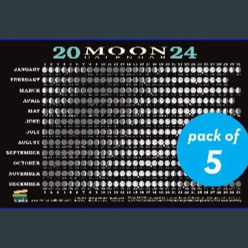 Stream [EBOOK] 🌟 2024 Moon Calendar Card (5 pack): Lunar Phases ...