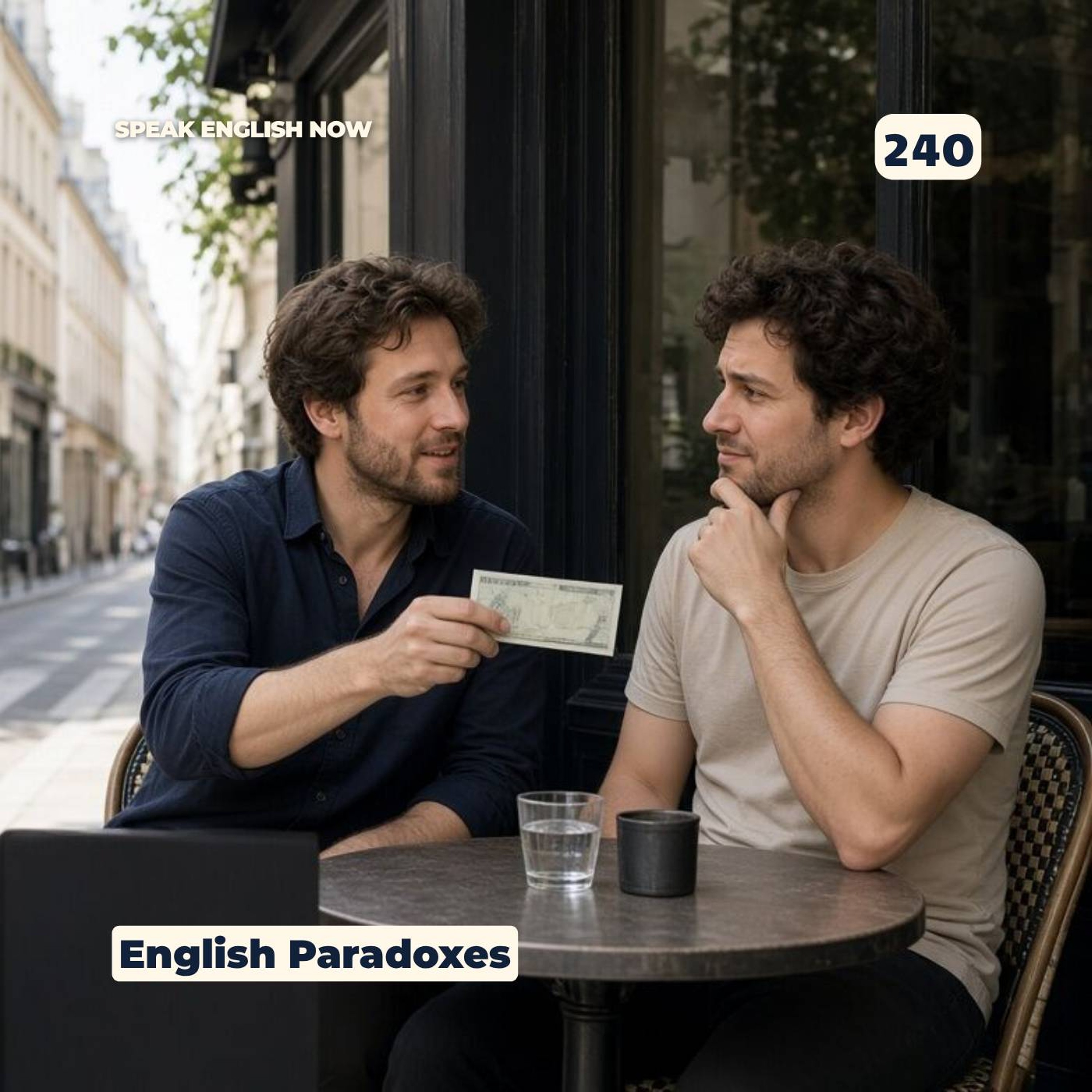 #240 Paradox in English and Speaking Practice episode artwork