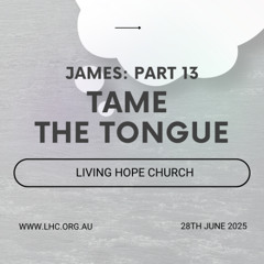 JAMES - PART 13 - TAME THE TONGUE - Ruben de Leeuw