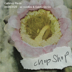 chop shop w/ noodles & Gabby Go Go 05.06.25