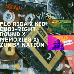 Flo Rida x Kid Cudi - Right Round- Memories x Zomby Nation (DOM Mashup)