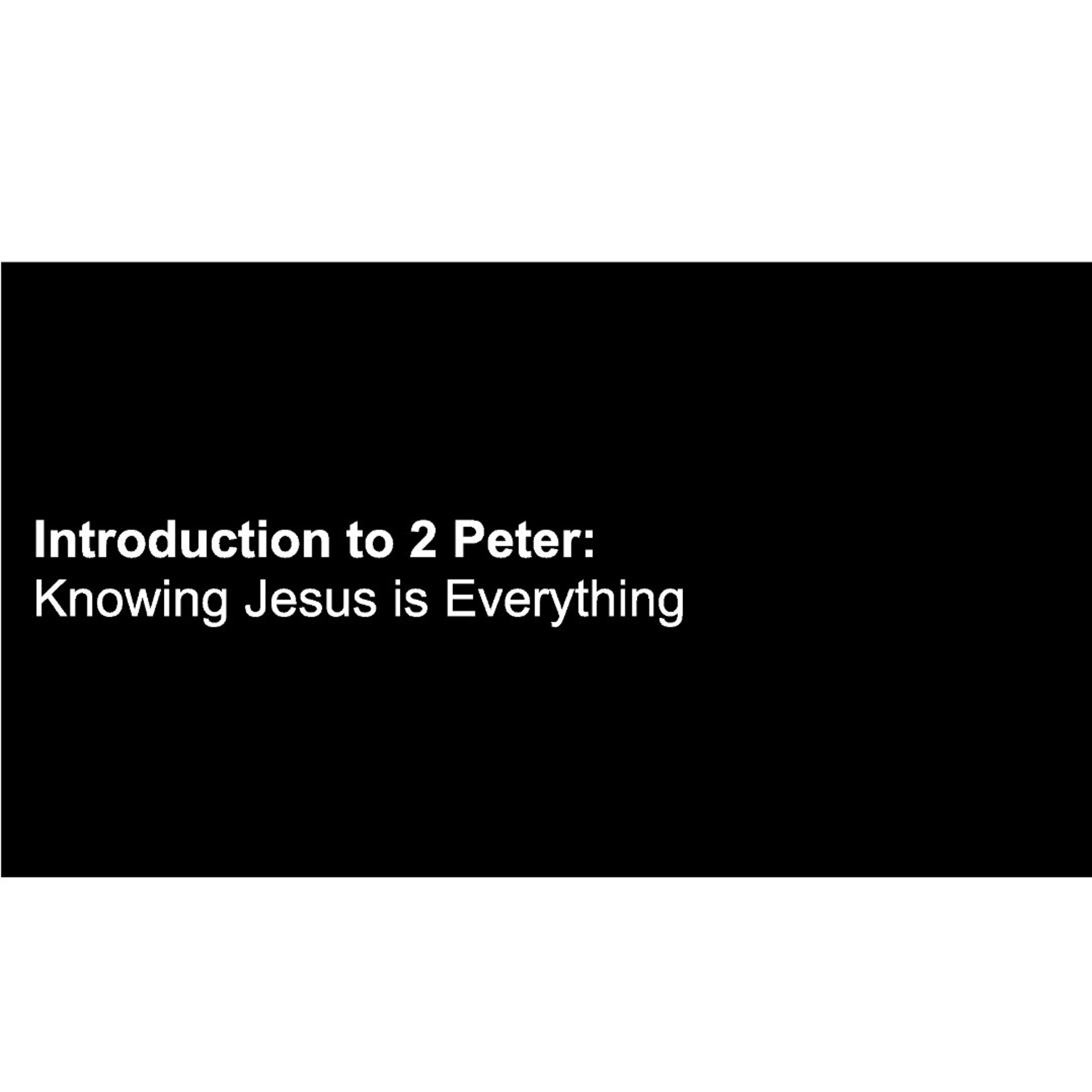 8-9-26: Knowing Jesus is Everything (Kevin McGinn) episode artwork