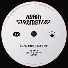 PREMIERE: Adam Stromstedt - Back Stroke (Gestalt Records)