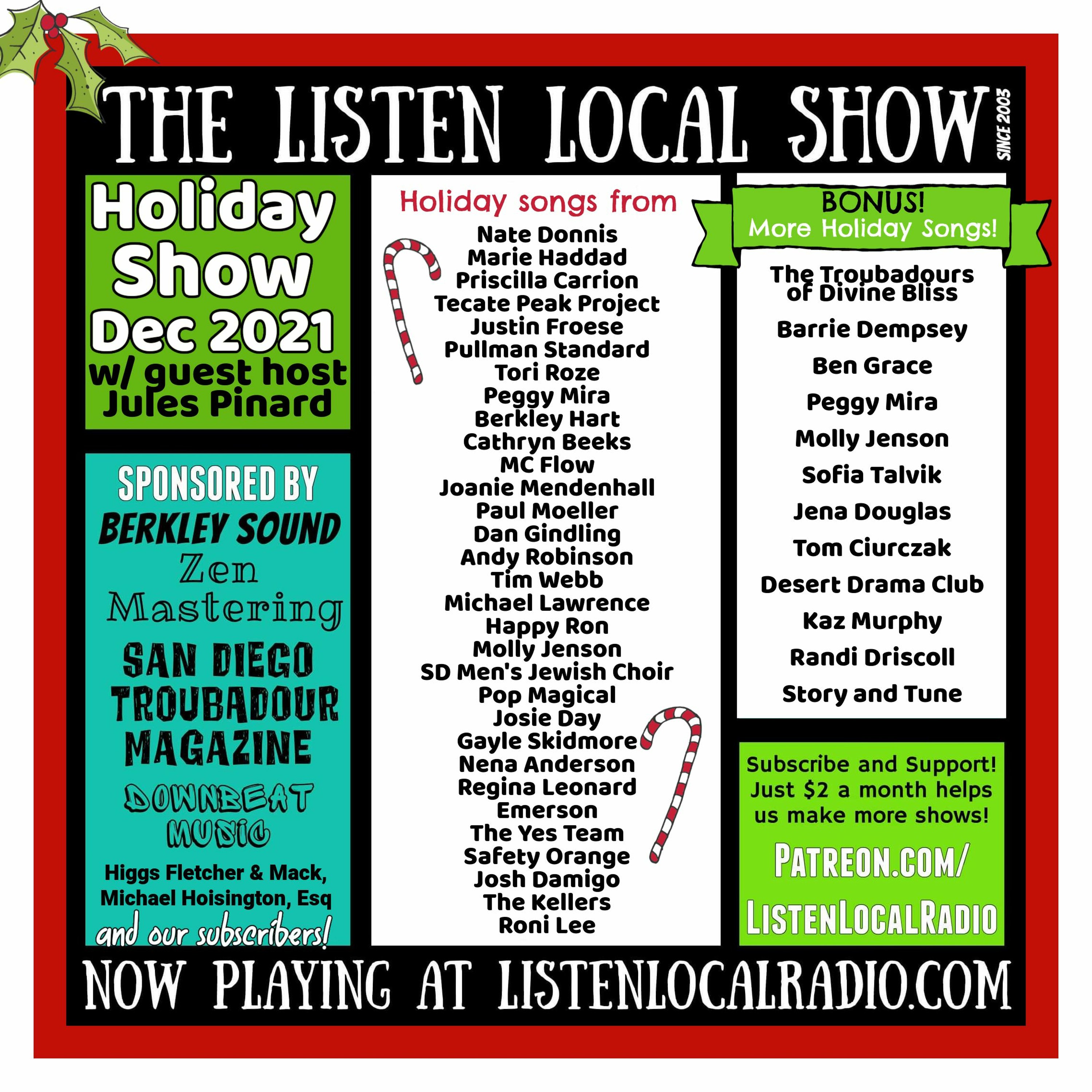 HOLIDAY SHOW 2021 Listen Local Radio episode artwork