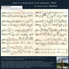 There Is A Thing Which Is All - Containing - #2547 By Chair House 12042020