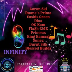 S.T.E Radio Presents: Infinity8 New Music Friday 02.23