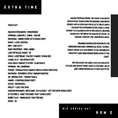 Row E - Extra Time Mix Series 001