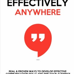 [PDF]❤️DOWNLOAD⚡️ How to Speak Effectively Anywhere Real & Proven Ways to Develop Effective
