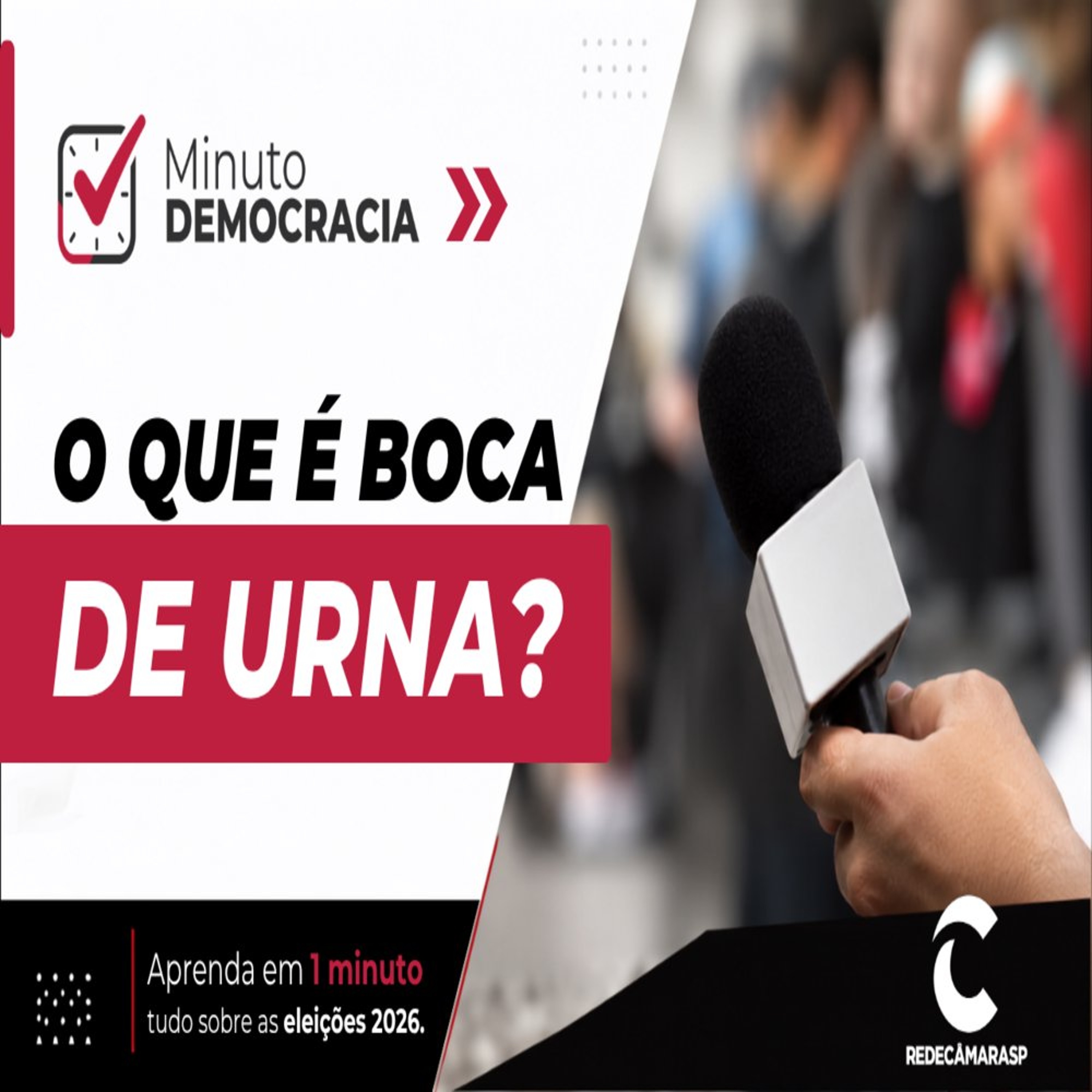 14.09.2026 = MINUTO DEMOCRACIA = CUIDADO COM A BOCA DE URNA episode artwork